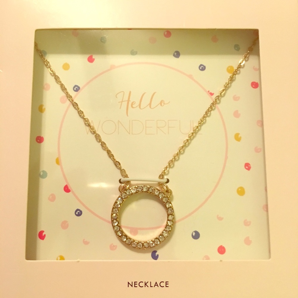 🌺Rhinestone Circle Necklace